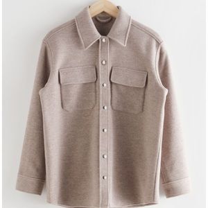 And other stories,Oversized Wool Blend Overshirt